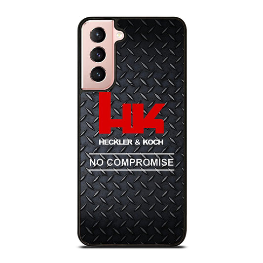 HECKLER AND KOCH METAL LOGO 2 Samsung Galaxy S21 Case Cover