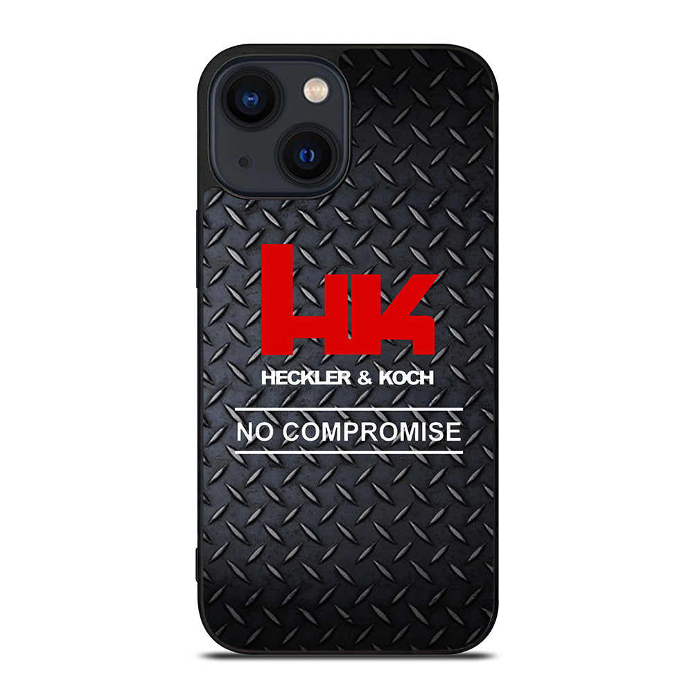 HECKLER AND KOCH METAL LOGO 2 iPhone 14 Plus Case Cover