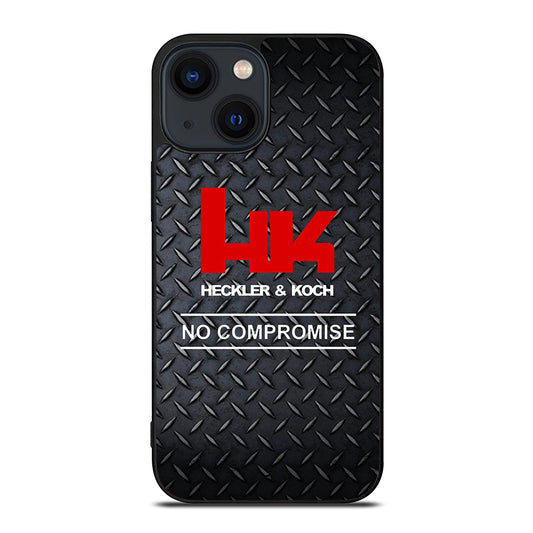 HECKLER AND KOCH METAL LOGO 2 iPhone 14 Plus Case Cover