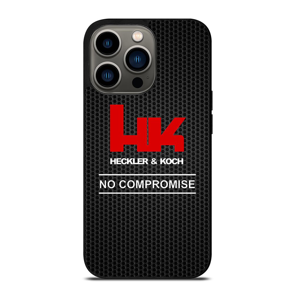 HECKLER AND KOCH METAL LOGO iPhone 13 Pro Case Cover