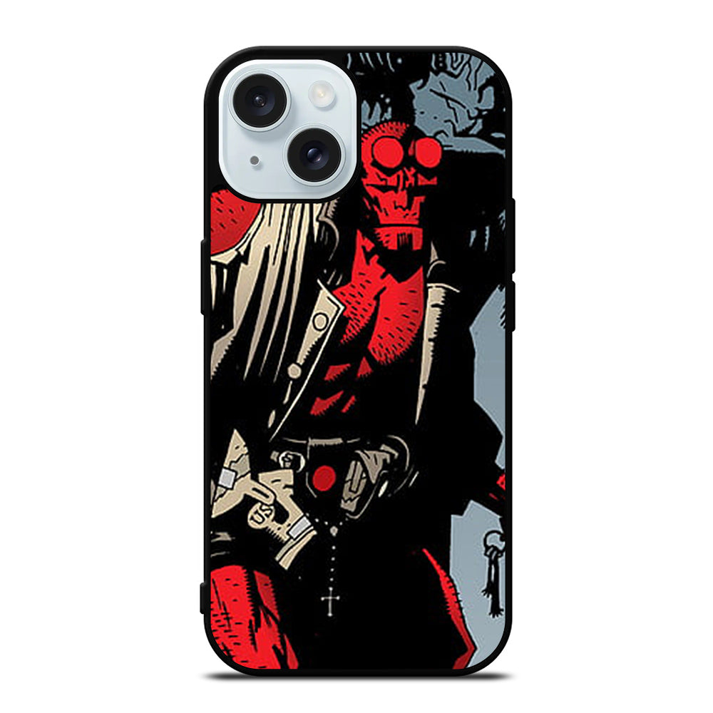 HELLBOY CARTOON iPhone 15 Case Cover