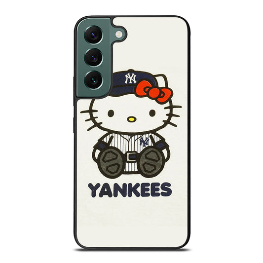 HELLO KITTY NEW YORK YANKEES 1 Samsung Galaxy S22 Case Cover