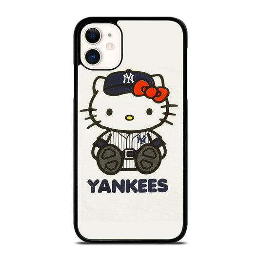 HELLO KITTY NEW YORK YANKEES 1 iPhone 11 Case Cover