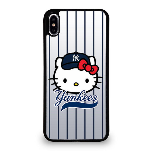 HELLO KITTY NEW YORK YANKEES 2 iPhone XS Max Case Cover