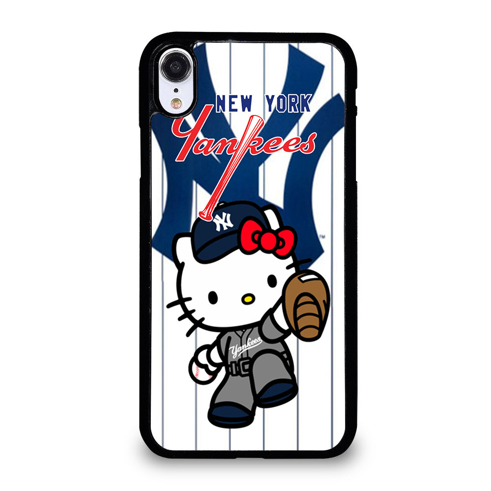 HELLO KITTY NEW YORK YANKEES 3 iPhone XR Case Cover