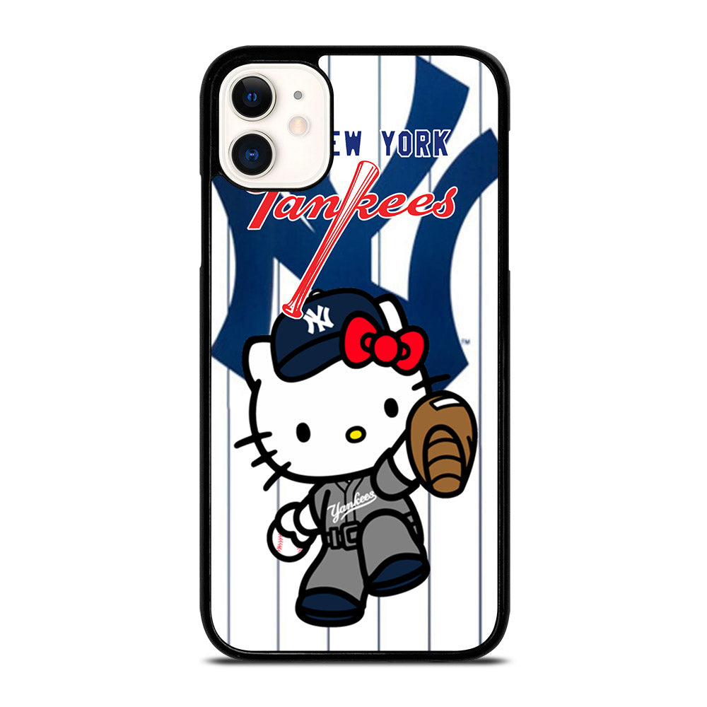 HELLO KITTY NEW YORK YANKEES 3 iPhone 11 Case Cover