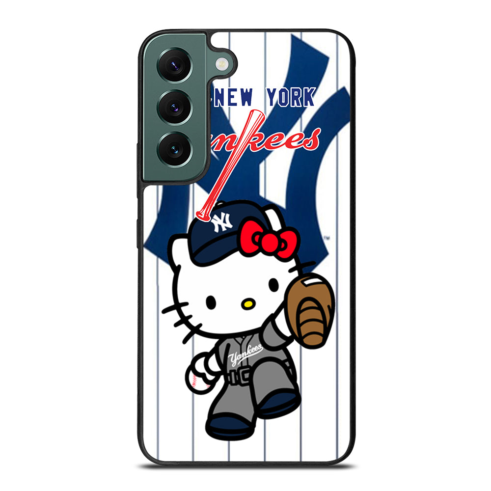 HELLO KITTY NEW YORK YANKEES 3 Samsung Galaxy S22 Case Cover