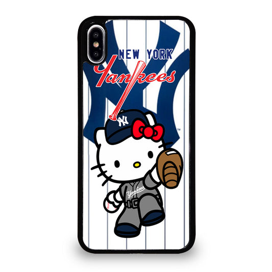 HELLO KITTY NEW YORK YANKEES 3 iPhone XS Max Case Cover
