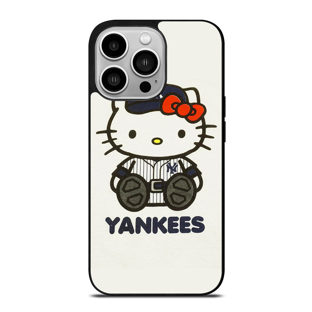 HELLO KITTY NEW YORK YANKEES 1 iPhone 14 Pro Case Cover