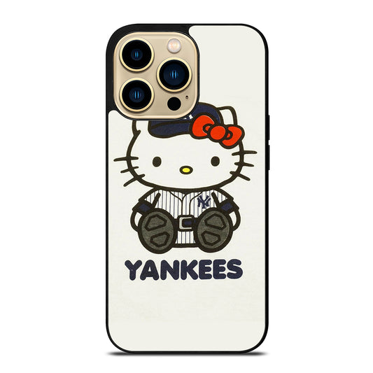HELLO KITTY NEW YORK YANKEES 1 iPhone 14 Pro Max Case Cover