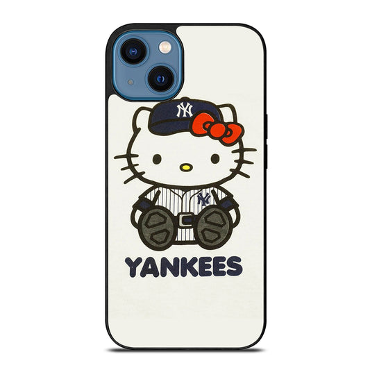 HELLO KITTY NEW YORK YANKEES 1 iPhone 14 Case Cover