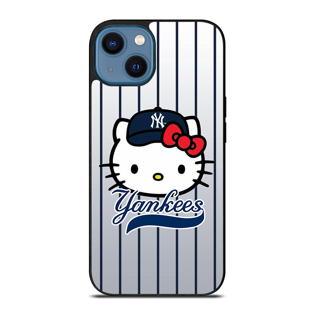HELLO KITTY NEW YORK YANKEES 2 iPhone 14 Case Cover