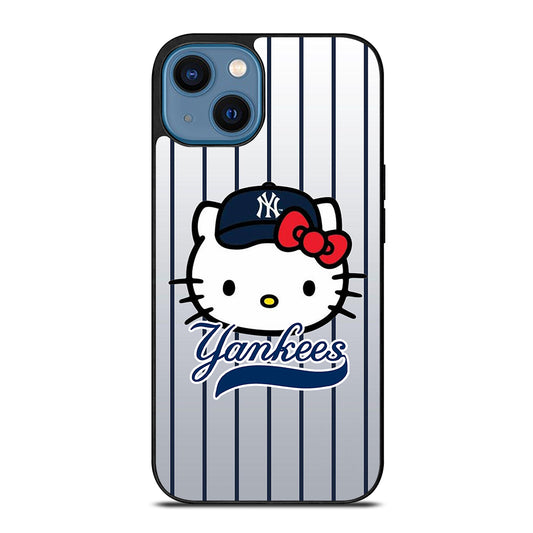 HELLO KITTY NEW YORK YANKEES 2 iPhone 14 Case Cover