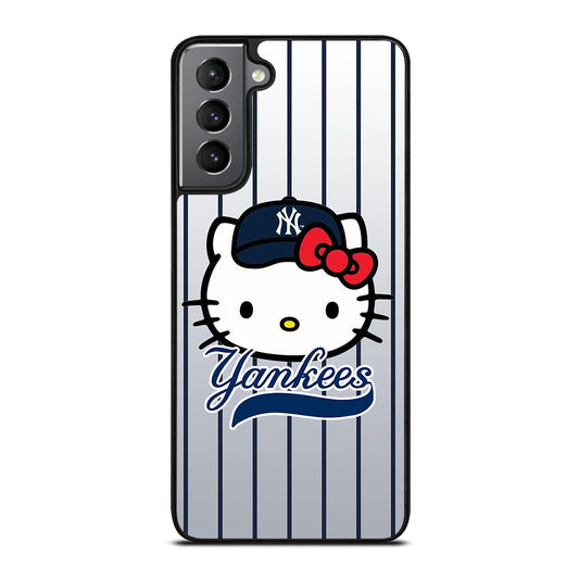 HELLO KITTY NEW YORK YANKEES 2 Samsung Galaxy S21 Plus Case Cover