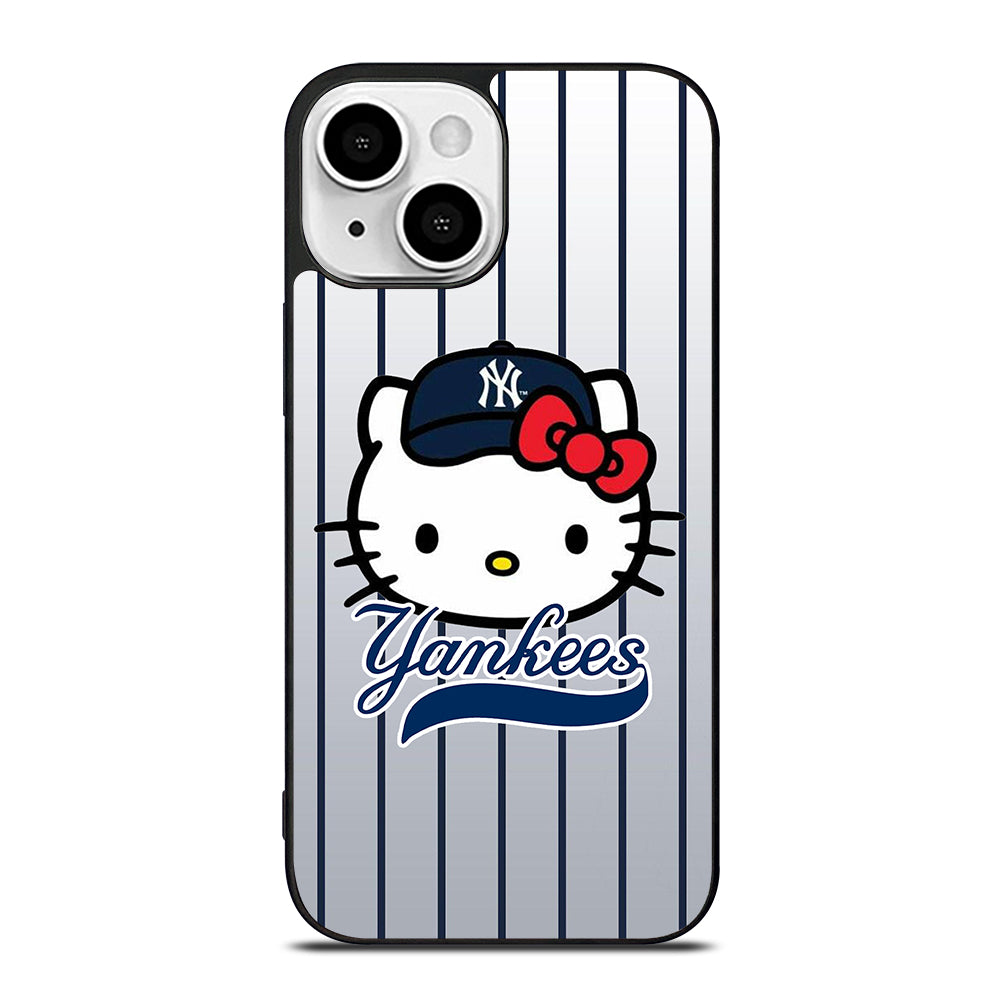 HELLO KITTY NEW YORK YANKEES 2 iPhone 13 Mini Case Cover