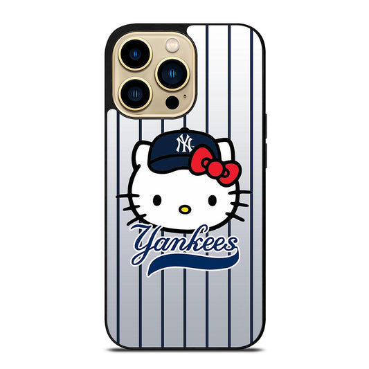 HELLO KITTY NEW YORK YANKEES 2 iPhone 14 Pro Max Case Cover