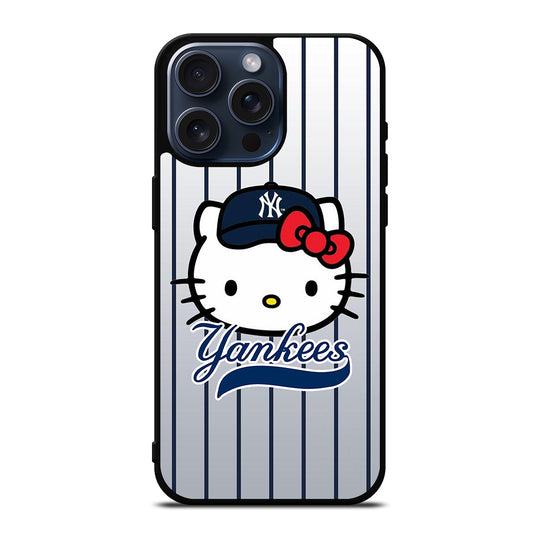 HELLO KITTY NEW YORK YANKEES 2 iPhone 15 Pro Max Case Cover