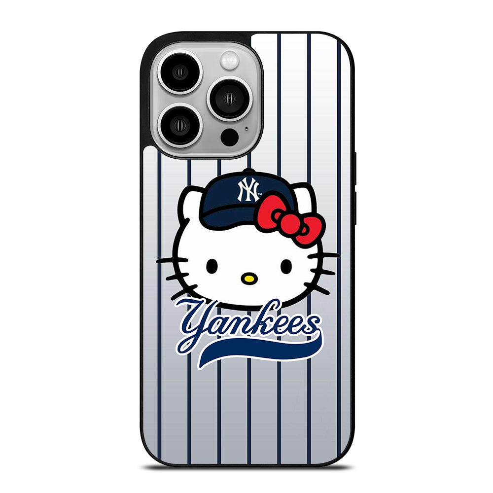 HELLO KITTY NEW YORK YANKEES 2 iPhone 14 Pro Case Cover