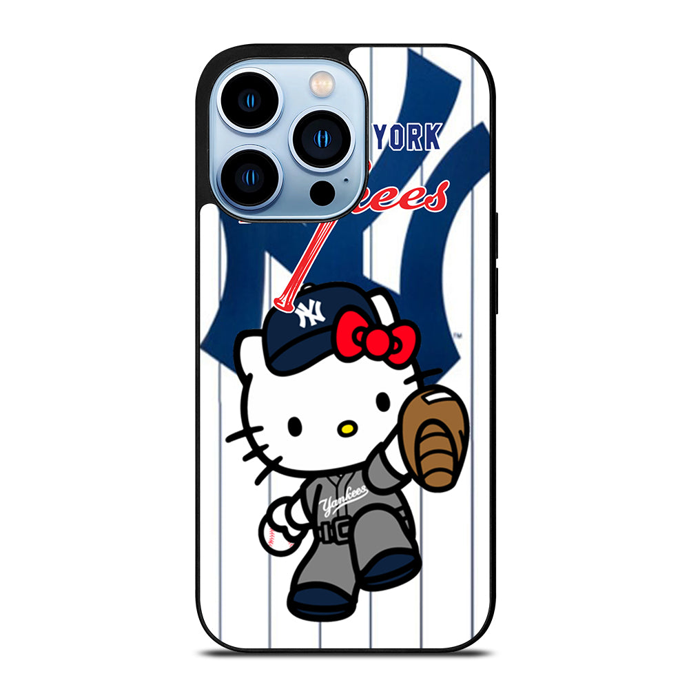 HELLO KITTY NEW YORK YANKEES 3 iPhone 13 Pro Max Case Cover