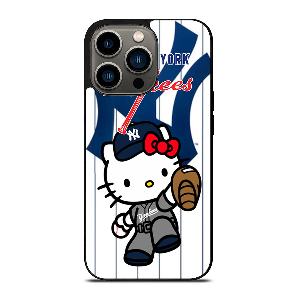 HELLO KITTY NEW YORK YANKEES 3 iPhone 13 Pro Case Cover