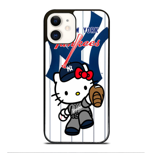 HELLO KITTY NEW YORK YANKEES 3 iPhone 12 Case Cover