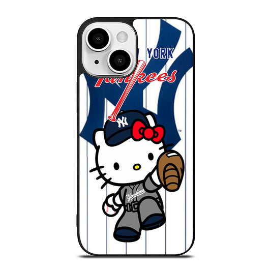 HELLO KITTY NEW YORK YANKEES 3 iPhone 13 Mini Case Cover