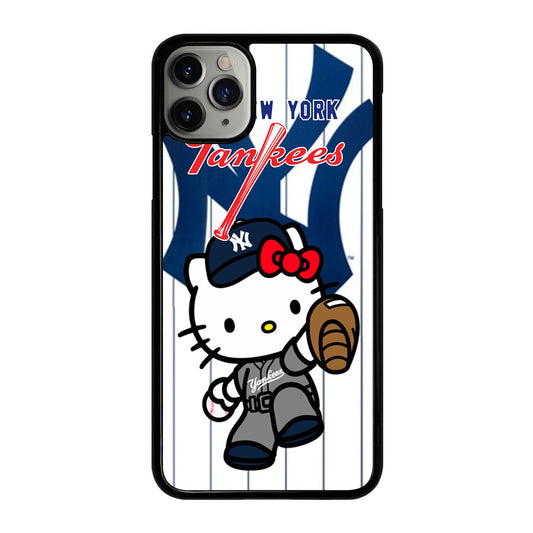 HELLO KITTY NEW YORK YANKEES 3 iPhone 11 Pro Max Case Cover