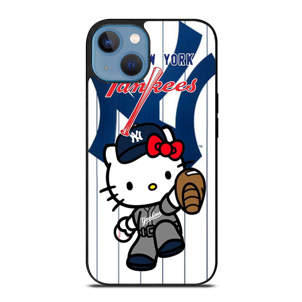 HELLO KITTY NEW YORK YANKEES 3 iPhone 13 Case Cover