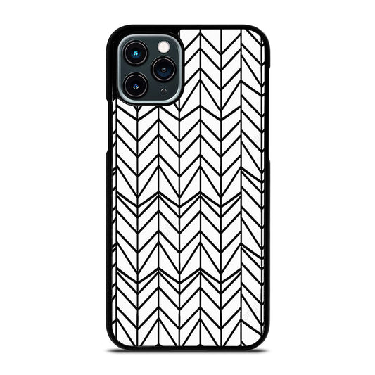 HERRINGBONE TRIANGLE PATTERN 2 iPhone 11 Pro Case Cover