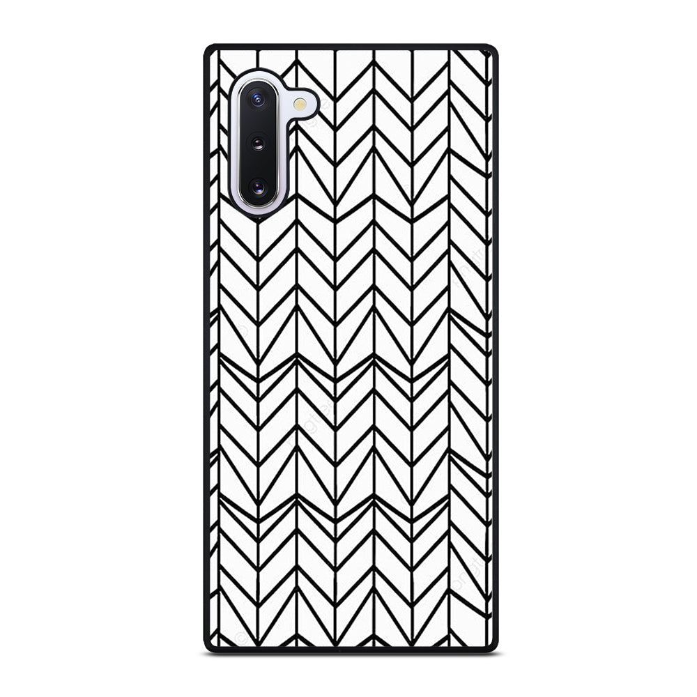 HERRINGBONE TRIANGLE PATTERN 2 Samsung Galaxy Note 10 Case Cover