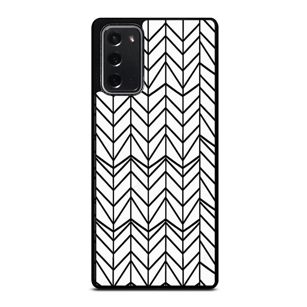 HERRINGBONE TRIANGLE PATTERN 2 Samsung Galaxy Note 20 Case Cover