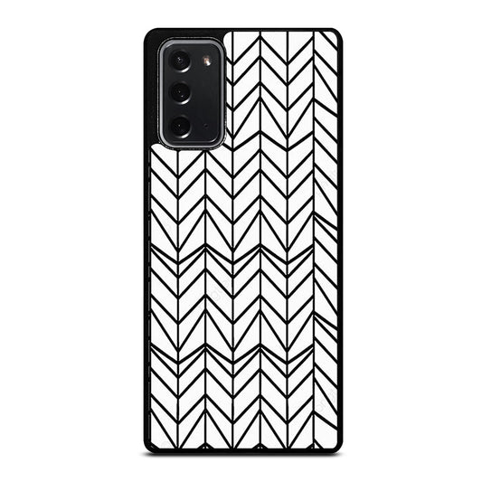HERRINGBONE TRIANGLE PATTERN 2 Samsung Galaxy Note 20 Case Cover