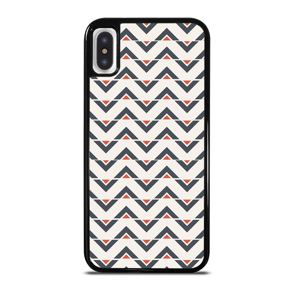 HERRINGBONE TRIANGLE PATTERN iPhone X / XS Case Cover