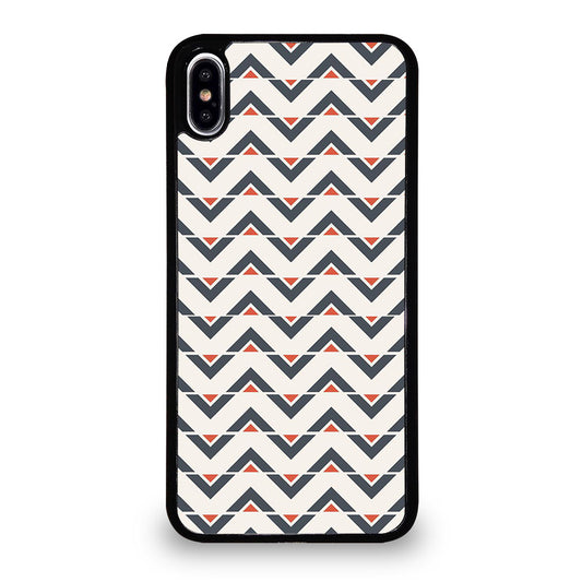 HERRINGBONE TRIANGLE PATTERN iPhone XS Max Case Cover