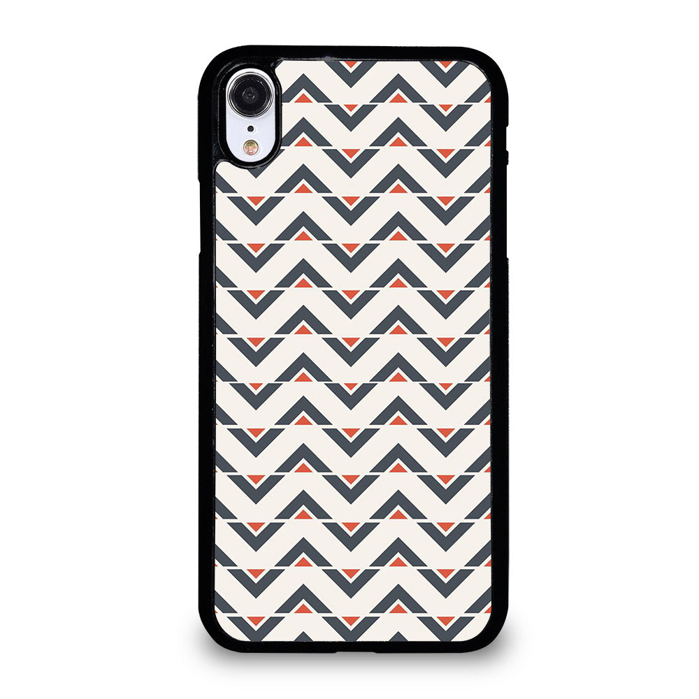 HERRINGBONE TRIANGLE PATTERN iPhone XR Case Cover