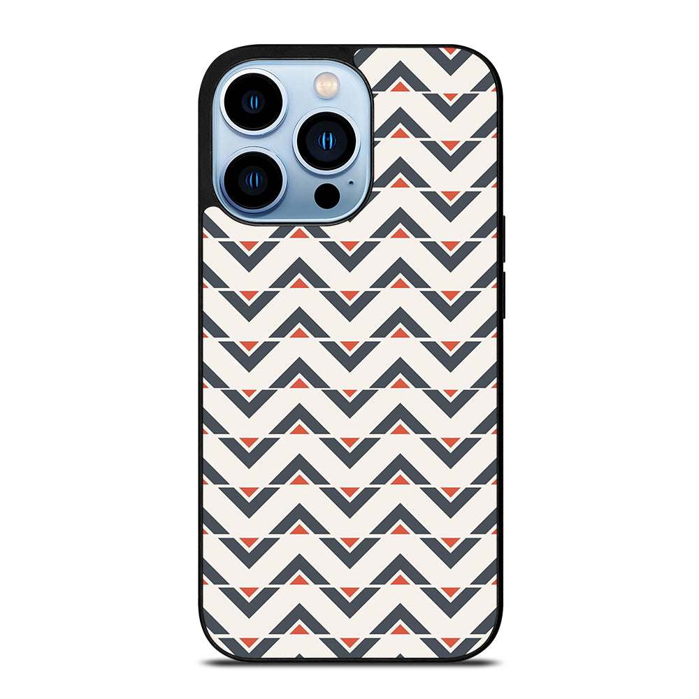 HERRINGBONE TRIANGLE PATTERN iPhone 13 Pro Max Case Cover