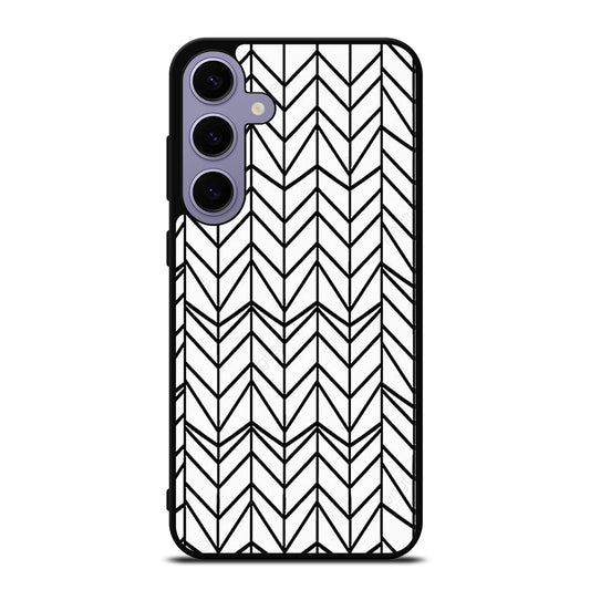 HERRINGBONE TRIANGLE PATTERN 2 Samsung Galaxy S24 Plus Case Cover