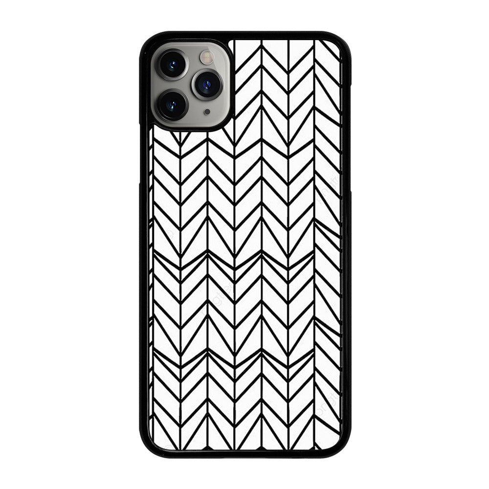 HERRINGBONE TRIANGLE PATTERN 2 iPhone 11 Pro Max Case Cover