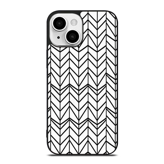 HERRINGBONE TRIANGLE PATTERN 2 iPhone 13 Mini Case Cover