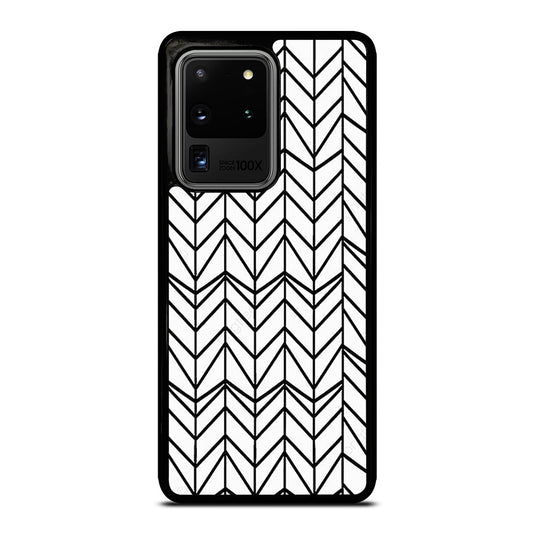 HERRINGBONE TRIANGLE PATTERN 2 Samsung Galaxy S20 Ultra Case Cover