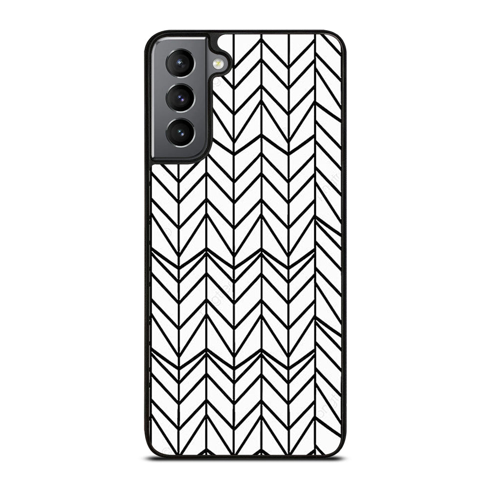 HERRINGBONE TRIANGLE PATTERN 2 Samsung Galaxy S21 Plus Case Cover