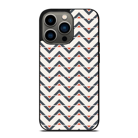 HERRINGBONE TRIANGLE PATTERN iPhone 13 Pro Case Cover