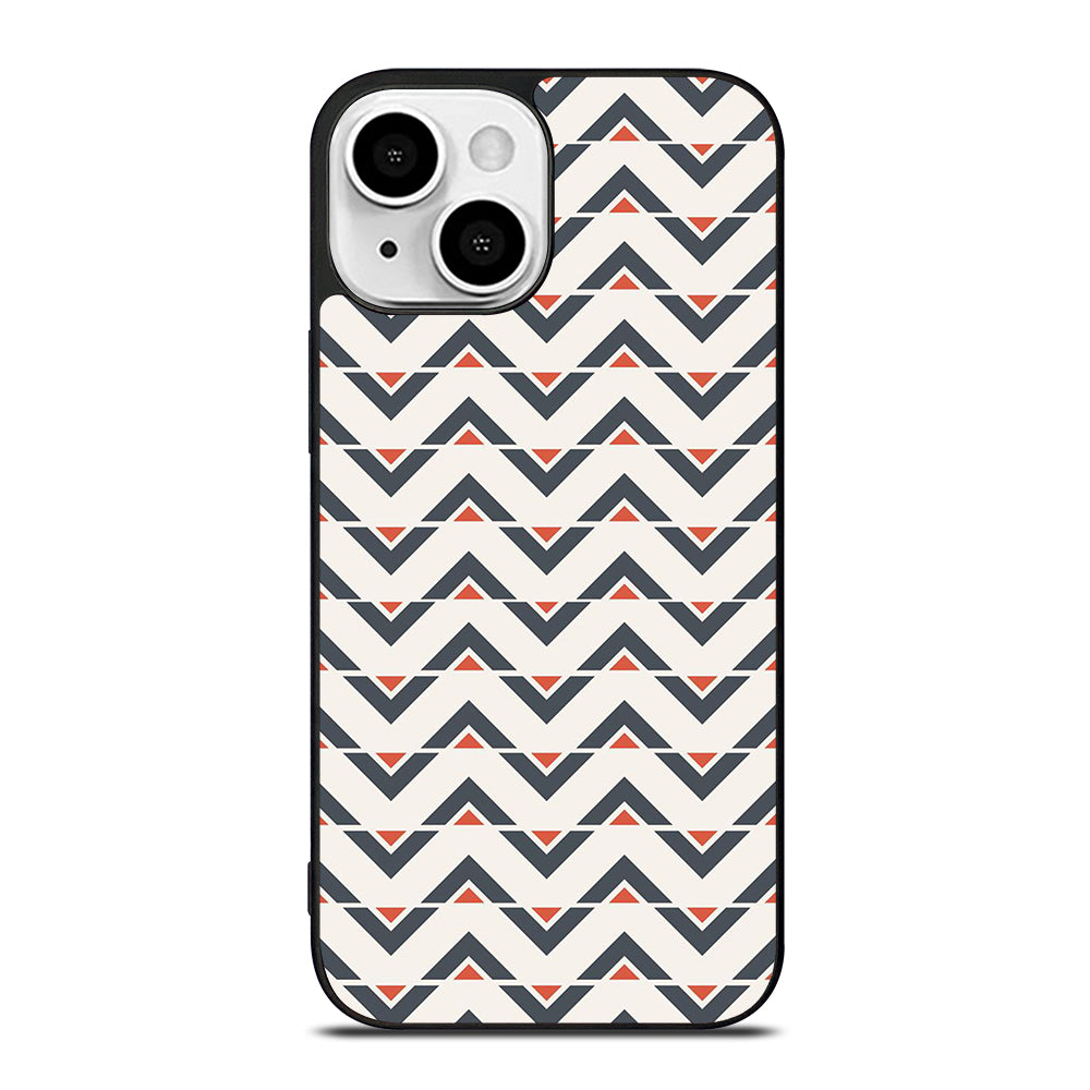 HERRINGBONE TRIANGLE PATTERN iPhone 13 Mini Case Cover