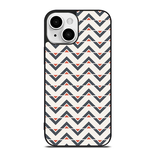 HERRINGBONE TRIANGLE PATTERN iPhone 13 Mini Case Cover