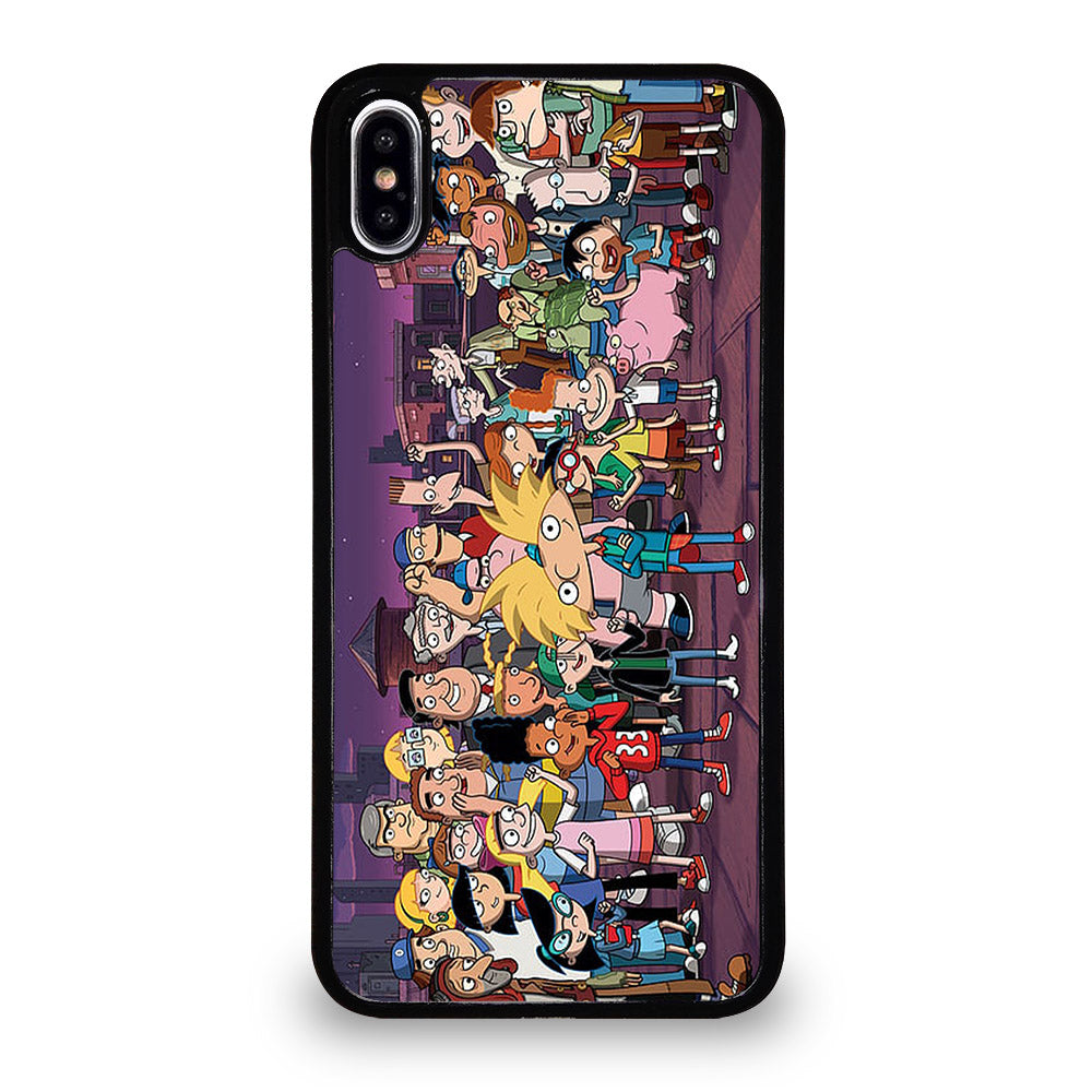 HEY ARNOLD ALL CHARACTER iPhone XS Max Case Cover