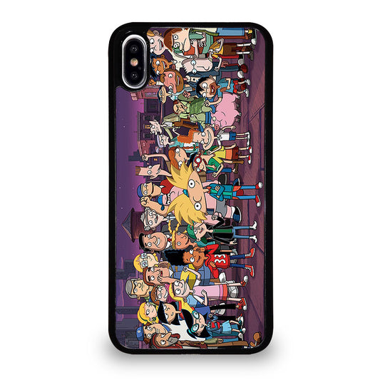 HEY ARNOLD ALL CHARACTER iPhone XS Max Case Cover