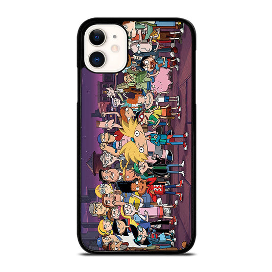 HEY ARNOLD ALL CHARACTER iPhone 11 Case Cover