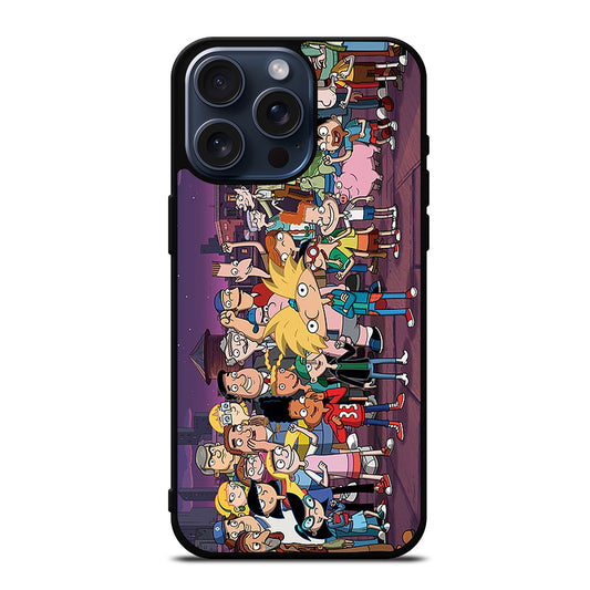 HEY ARNOLD ALL CHARACTER iPhone 15 Pro Max Case Cover