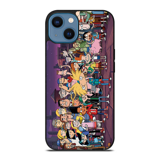 HEY ARNOLD ALL CHARACTER iPhone 14 Case Cover