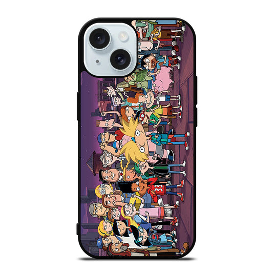 HEY ARNOLD ALL CHARACTER iPhone 15 Case Cover